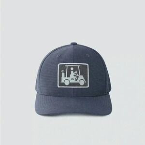 Travis Mathew Men's El Capitan Hat SnapBack Navy Hat 110 Flexfit‎ Tech Polyester
